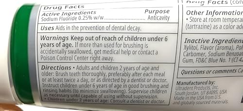 Opalescence Whitening Toothpaste Travel Size 1 Ounce (2 Pack) Fluoride Teeth Whitening Toothpaste, Mint Flavor 402-2