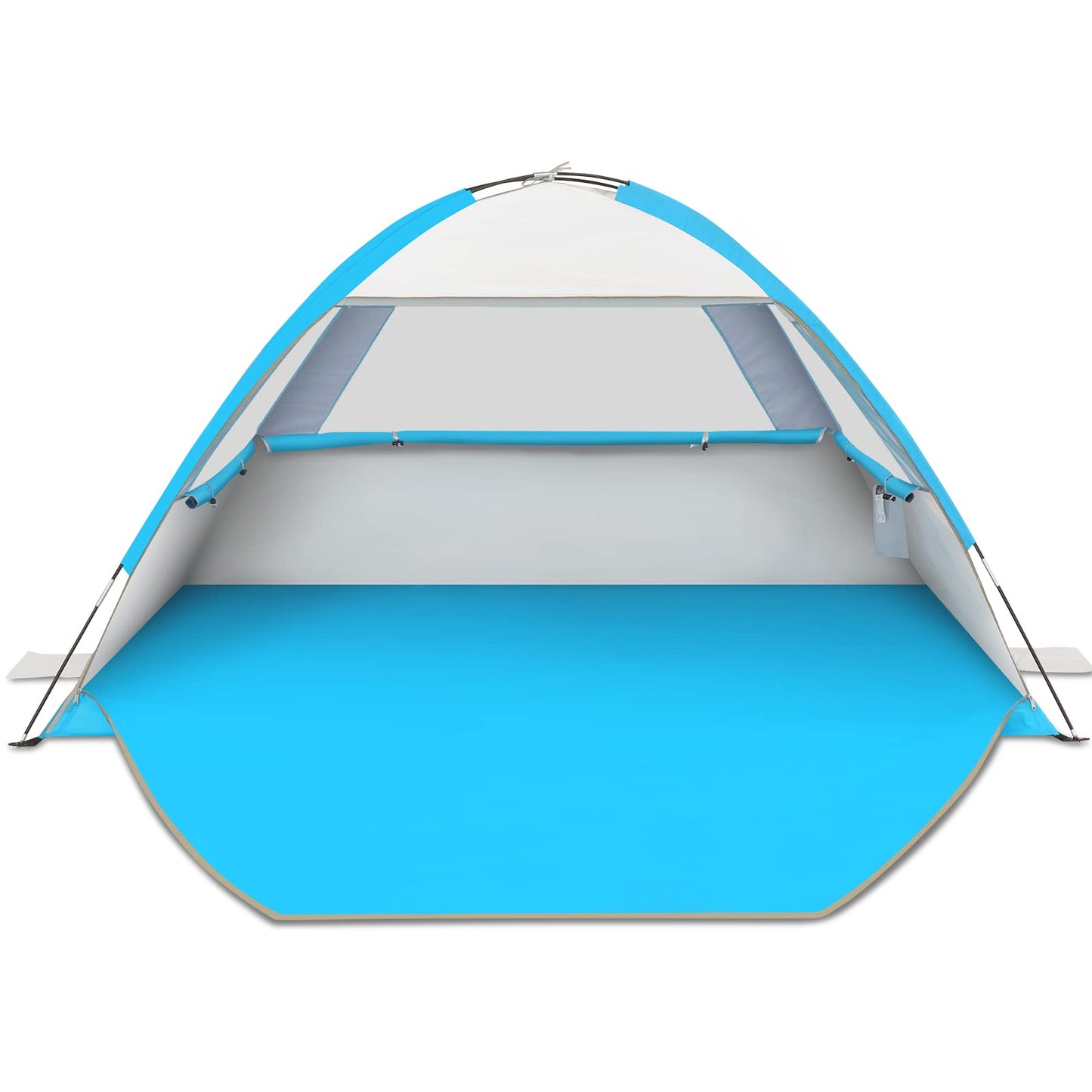 Gorich Beach Tent Sun Shelter for 3/4-5/6-7/8-10 Person with UPF 50+ UV Protection, Lightweight & Easy Setup Beach Shade Canopy, Portable Beach Shade Tent Beach Cabana
