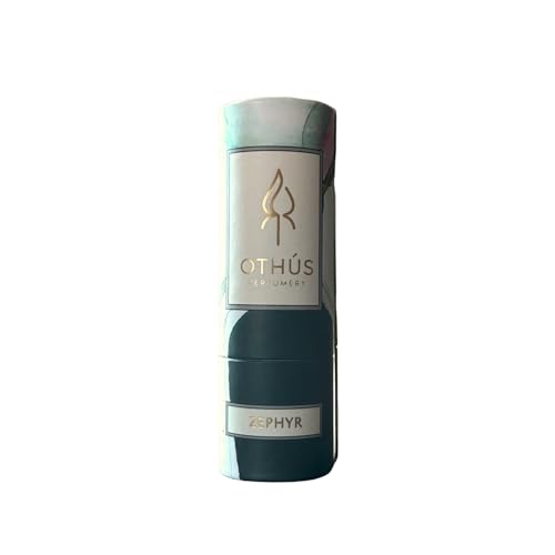 Zephyr Solid Perfume – Honeysuckle Accord, Seaweed, Gardenia, Amyris, Patchouli, and Australian Sandalwood – Convenient Twist Tube for Travel – Natural Solid Eau de Parfum – 0.17 ounce