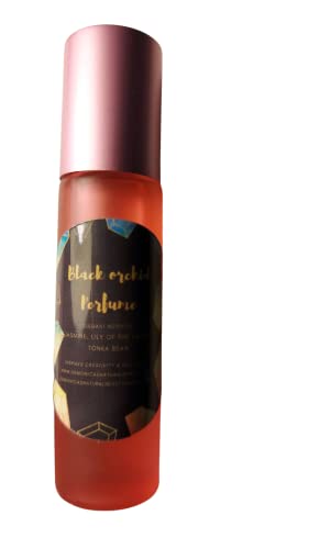 DR. MONICA'S NATURAL BEAUTY 10ML- Black Orchid Luxury Fragrance - Long Lasting Artisan Perfume With Notes Of Jasmine, Lily-of-the-valley, tonka bean and musk