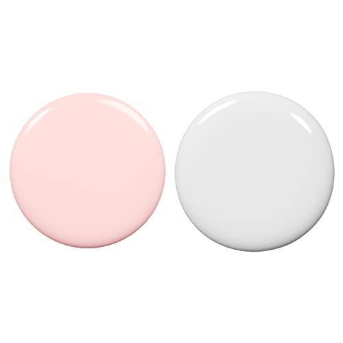 essie nail polish, Ballet French Manicure Kit, a sheer pink and a white nail polish, 8-free vegan, 1 kit