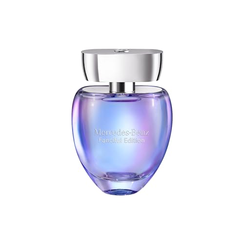 Mercedes Benz Fanciful Eau De Toilette Perfume Spray for Women - 3 Fl Oz - Parfum for Her - Citrus & Musky Scent - Luxury Long Lasting Fragrance with Notes of Mandarin, Rose & Amber wood