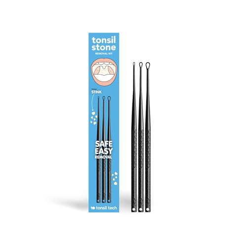 Tonsil Stone Remover Kit | Safe and Easy Tonsil Stone Removal - Made in USA - 3 Tip Sizes