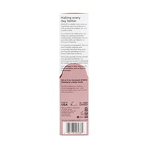 RADIUS Toothpaste, Clove Cardamom, 3 oz, USDA Organic Non-Toxic Chemical-Free Gluten-Free, Designed to Improve Gum Health & Prevent Cavities, Pack of 3