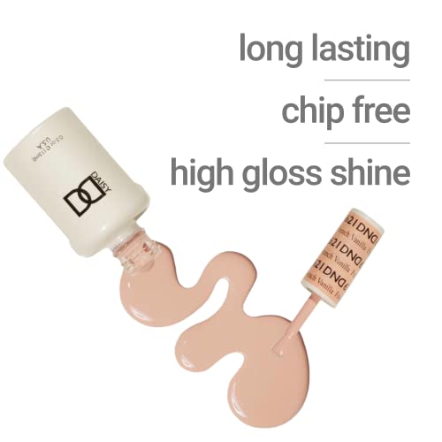 DND Gel Polish Set, Purple Collection, UV/LED GelPolish and Air Dry Nail Lacquer, Matching Chip-Free Polish Duo, 0.5 Fl Oz Each
