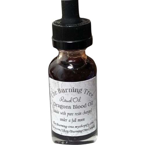 Pure Resin Draco Oil, Dragons Blood Oil, 100% Pure Resin Used, Ritual Oil, Banishing Oil