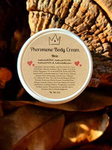 Nana's Garden Pheromone Body Cream + Soap Bar Combo 2oz/4oz Mens (AndrosteRone + AndrosteNone + Androstenol)