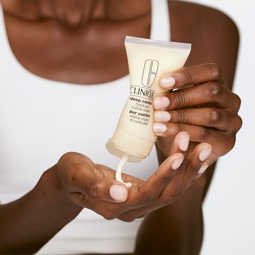 Clinique Daily Deep Comfort Hydrating Cuticle and Hand Cream With Hyaluronic Acid + Glycerin, 2.6 Fl Oz