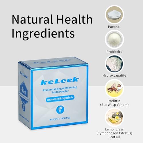 7 Benefits Hydroxyapatite Remineralizing Tooth Powder - Natural Teeth Whitening Powder Toothpaste - 1.76OZ(1 Pack)