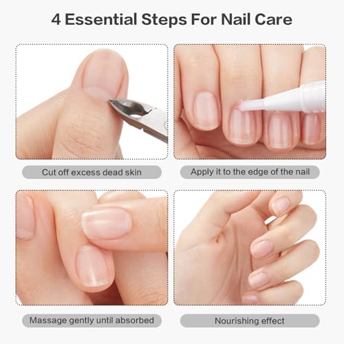 Brother Cosmetics Nail Growth & Repair Oil - Natural Rejuvenation, Instant Nail Strength (2PCS)