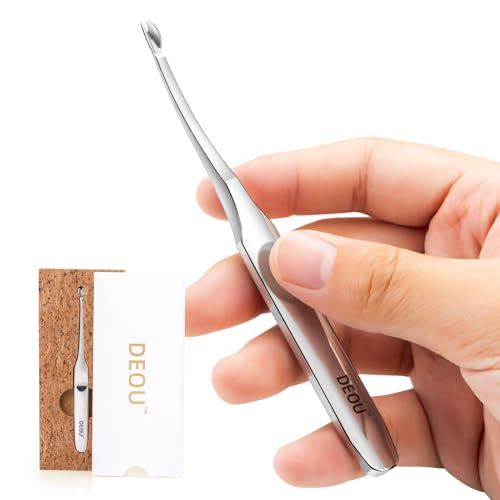 Professional Stainless Steel Cuticle Pusher with Thick Handle - V - shaped Blade for Precise Dead Skin Removal