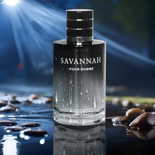 TWISHA King&Savannah Men Cologne Set Eau De Parfum Spray For Men Fruity Notes Enriched By A Strong Woody Based Fragance Ideal for Day Wear - 3.4 Fl Oz