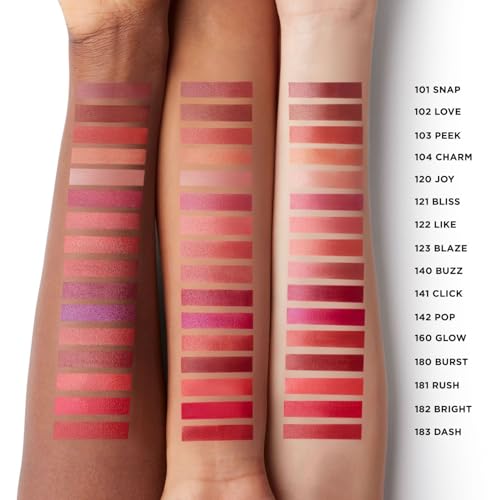 Laura Mercier High Vibe Lip Color, 6HR Long Lasting Lipstick, Lightweight and Comfortable Smooth Wear, Non-Drying, Hydrating, Luminous Shine
