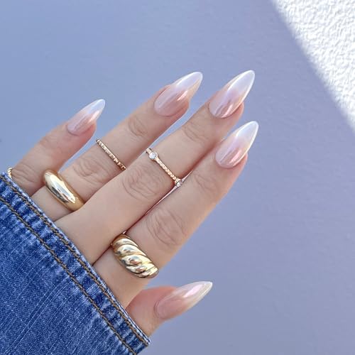 Daily Charme Chrome Effect No-Wipe Top Coat Gel Polish 15ml, High Gloss, Special Formula For Smooth Glazed Mirror Chrome Finish Long Lasting, Soak Off, Home DIY/Nail Art Salon Manicure