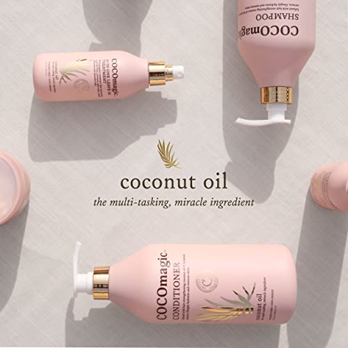 Cocomagic Frizz Control Air Dry Cream | Anti-Frizz Styling Cream | Helps to Calm and Smooth Frizzy Hair | Paraben Free, Cruelty Free, Made in USA (6 oz)