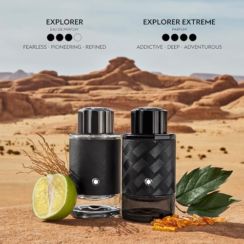MONTBLANC - Explorer Extreme Eau de Parfum - Men's Fragrance - Woody & Leathery - With notes of Bergamot, Patchouli & Vetiver
