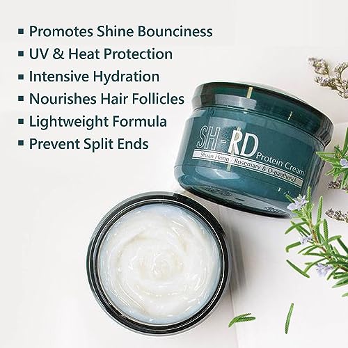 SH-RD Protein Cream for Dry Damaged Hair | Leave-In Protein Hair Treatment to Restore, Revitalize, and Repair Split Ends | Conditioning Haircare Product for All Hair Types - 1.69oz/50ml