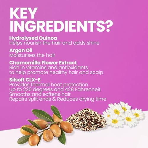 ELEVEN AUSTRALIA Smooth Me Now Thermal Spray - For Heat Protection, Anti-Frizz, Adds Shine & Softness, Lightweight Formula - 6.8 Fl Oz