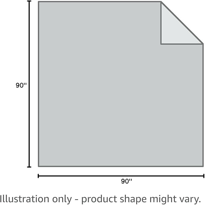 GONAAP Fuzzy Faux Fur Throw Blanket Queen Size Ice Blue Super Soft Cozy Plush Fuzzy Shaggy Blanket for Couch Sofa Bed (Ice Blue, Queen(90"x90"))