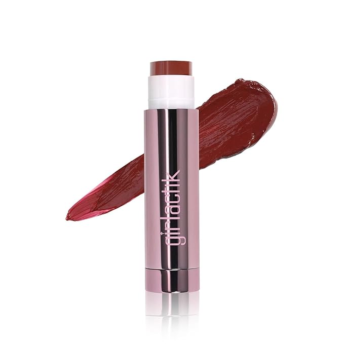 Girlactik Jello Gloss Lip Balm - Original Lip Care with Vitamin E, Aloe Vera, Avocado and Apricot Kernel Oil for Hydrating, Moisturizing Lip Balm with Glossy, Smooth, 4.5 g / 0.15 oz (Terracotta)
