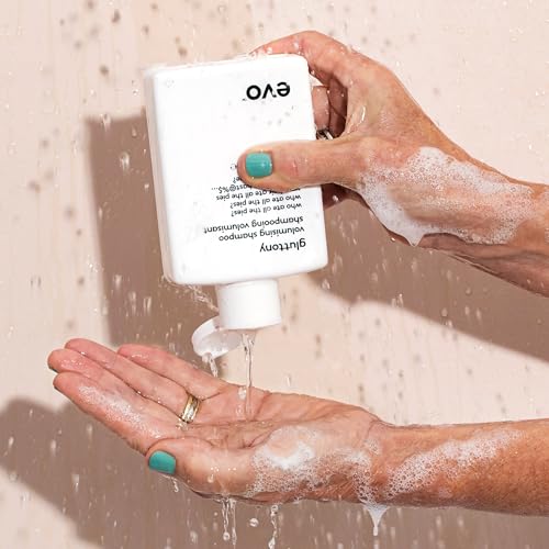 EVO Gluttony Volumising Shampoo - Volumizing Shampoo For All Types Of Hair - Adds Lift, Body Shine, Strength & Elasticity