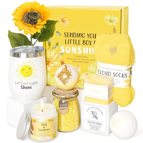 Birthday Gifts for Women, Unique Relaxing Spa Gift Baskets for Women Self Care Gifts Get Well Soon Gifts Christmas Gifts for Best Friends Bestie Sister Mom Her Female