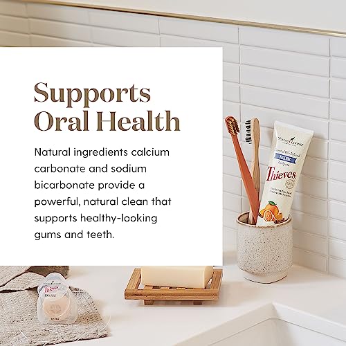Thieves AromaBright Toothpaste by Young Living | 4 Ounces | Fluoride-Free | All-Natural | Enriched with Essential Oils to Support Healthy Teeth and Gums While Providing Long-Lasting Fresh Breath