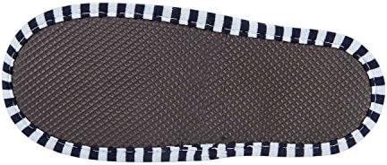 Non-Disposable Travel Slippers Portable Cotton Spa Hotel Guest Indoor Slippers
