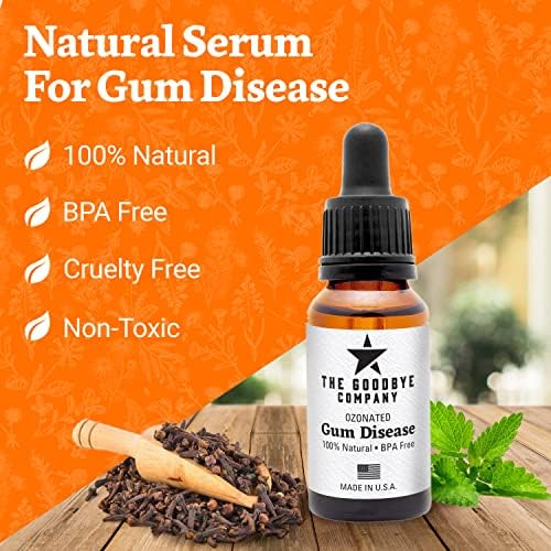 Ozonated Gum Disease Treatment - Effective and Natural Home Remedy for Treating Oral Gum Disease and Gingivitis - 100% Pure Neem and Clove Essential Oils for Complete Oral Health 15ML