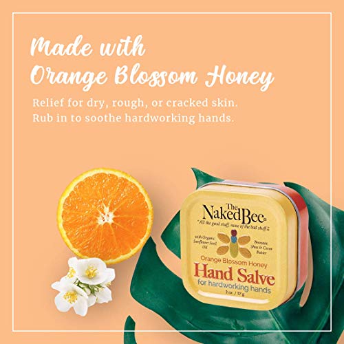 The Naked Bee Hand & Cuticle Healing Salve (1.5 oz/Sunflower, Beeswax & Shea Butter)