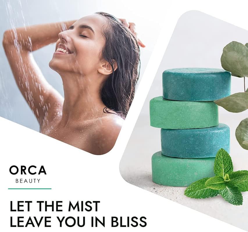 Shower Steamers Aromatherapy - Relaxation Gifts for Women, Shower Bombs, Unique Spa Gifts Shower Tablets, Stocking Stuffers for Women & Men (Peppermint and Eucalyptus Scent 8PC)