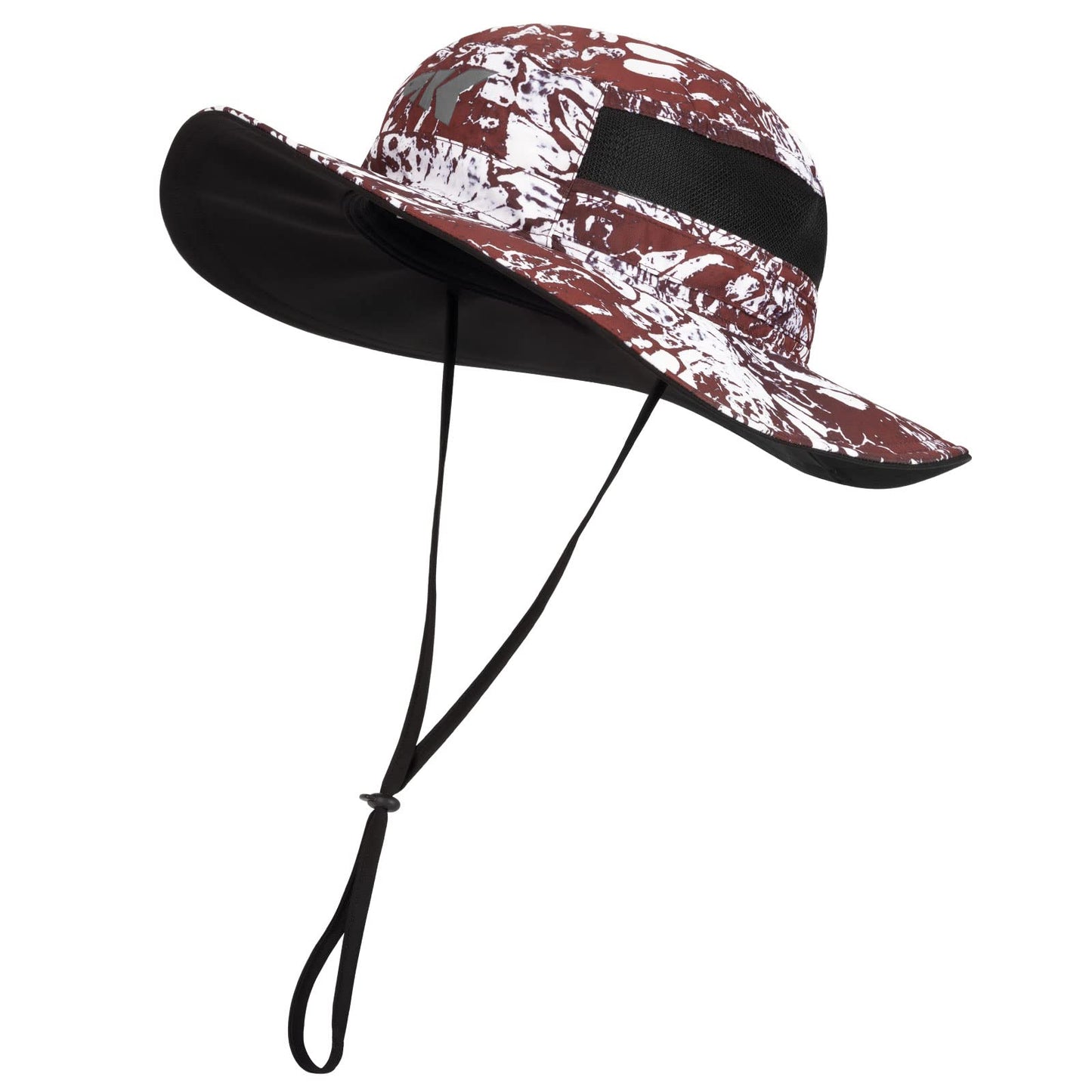 KastKing Sol Armis UPF 50 Boonie Hat - Sun Protection Hat, Fishing Beach & Hiking Paddling, Rowing, Kayaking Prym1 Fire and Ice