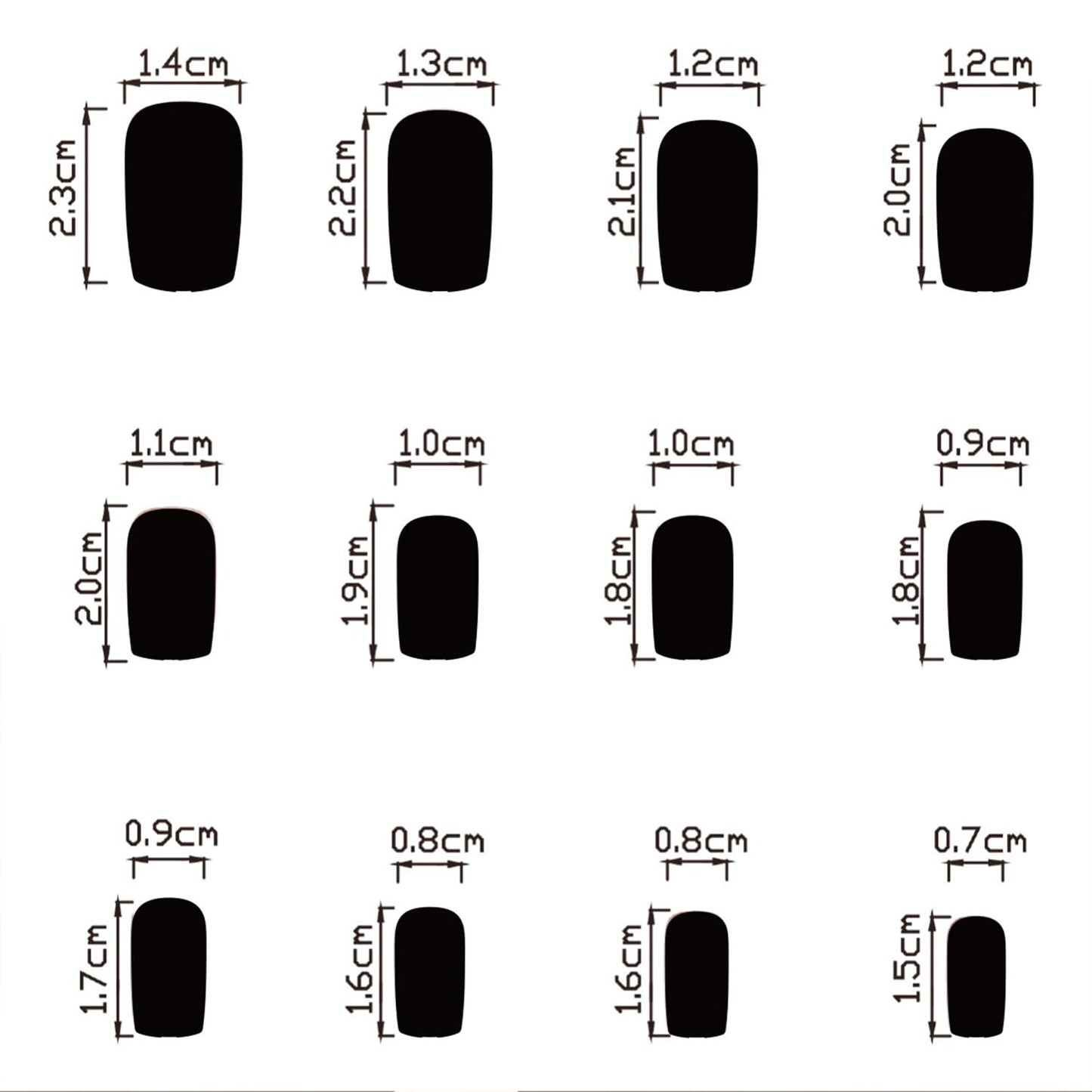 White French Tip Fall Press on Nails Medium Square Maple Leaf Fake Nails Glossy Thanksgiving Acrylic Glue on Nail Autumn Maple Leaves Artificial Stick on Nail for Women DIY Manicure