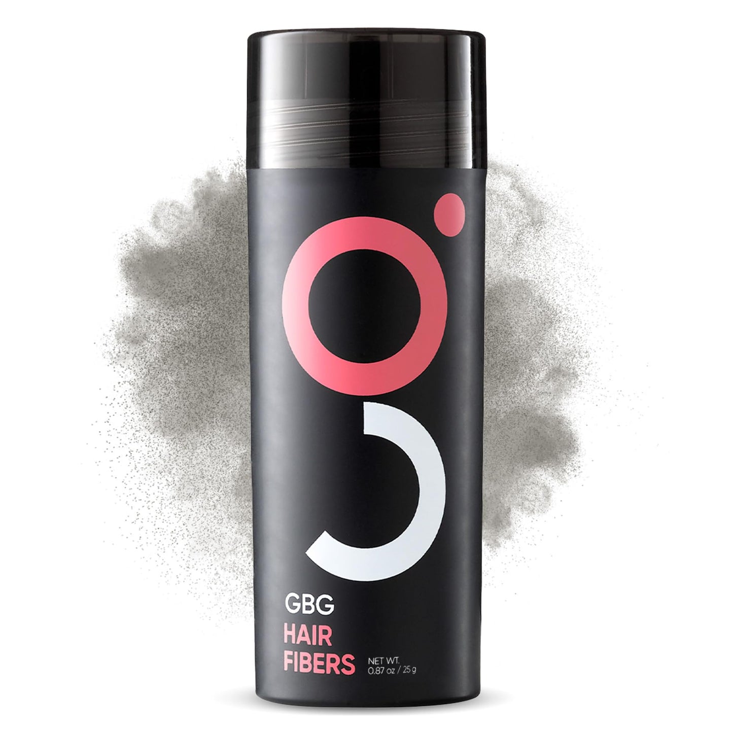 GBG Womens Hair Fibers for Thinning, Fine Hair & Bald Spots, Grey - Thickening Fibers for Instant Cover Up & Volume in 30 Seconds, Touch Up and Thickener for Women & Men 25g - Cruelty Free
