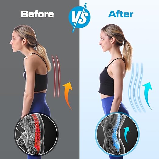 NEENCA Professional Back Brace for Herniated Disc, Lower Back Pain Relief, Lumbar Strain | Adjustable Lumbar Support Belt for Men and Women | Ideal for Work, Lifting, Posture Correction, Sciatica, Scoliosis (Gray, Medium)