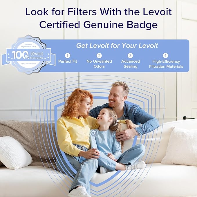LEVOIT Air Purifiers for Home Large Room with Washable Filter, 3-Channel Air Quality Monitor, Smart WiFi and HEPA Sleep Mode for Pet, Allergy, Smoke, Dust, Alexa Control, 2657 Ft², EverestAir-P