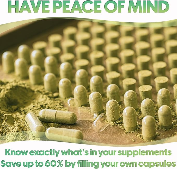 XPRS Nutra Size 1 Empty Capsules - 1000 Count Empty Gelatin Capsules - Pills DIY Capsule Filling - Pure Bovine Pill Gel Caps for Do-It-Yourself Supplements (White)