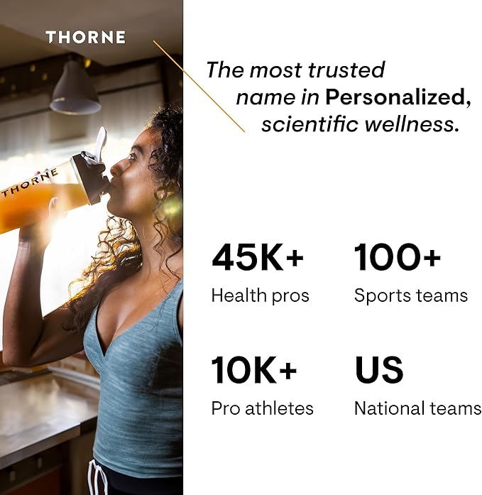 THORNE - Daily Electrolytes - Zero Sugar & Low-Calorie Electrolyte Drink Mix - Naturally Flavored & Sweetened - NSF Certified for Sport - Blood Orange - 30 Stick Packs