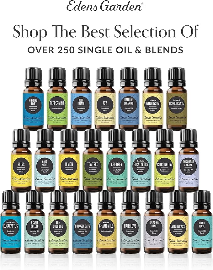 Edens Garden Pollen Buster Essential Oil Blend- 100% Pure Premium Grade, Undiluted, Natural, Therapeutic, Aromatherapy, The Best for Skin, Humidifiers, Kid Safe 30 ml (1 fl oz)