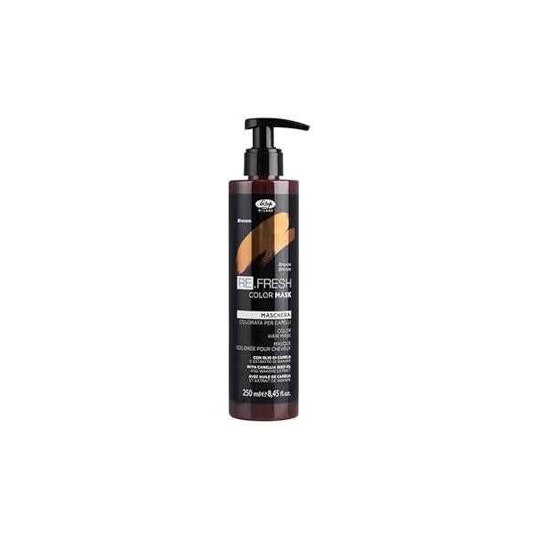 Lisap Color Depositing Hair Mask, Golden, 8.45 oz, Gloss Toner Deep Conditioning Dry Damaged or Treated Repair, With Hydrating Camellia Oil, For Shine & Moisturization
