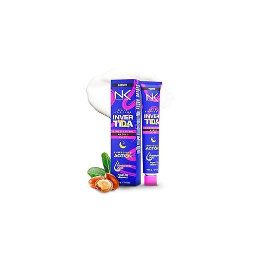 Nourishing Hair Mask - Hydrating treatment with Hyaluronic Acid, Argan Oil & Vitamin E for Dry Damaged Hair, Anti-Frizz Repair Treatment 100g tube.