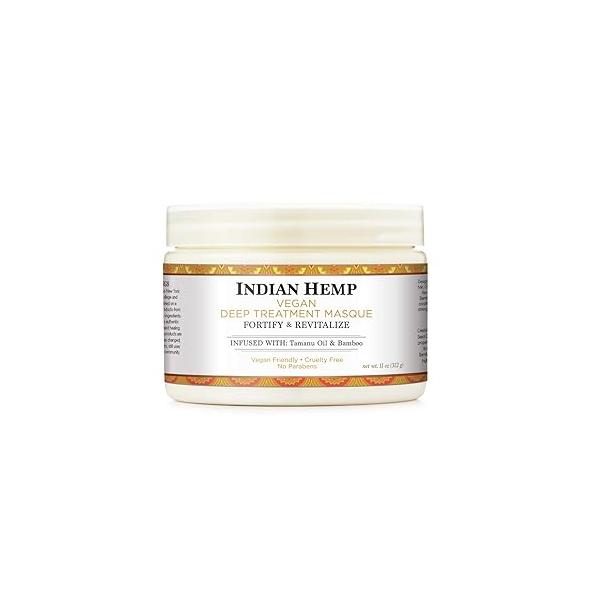 Nubian Heritage Indian Hemp Deep Conditioner Hair Mask For Weak Masque for 11 oz