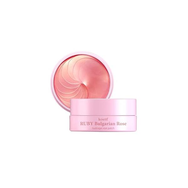 Koelf Ruby & Bulgarian Rose Hydrogel Eye Patch, 60pcs