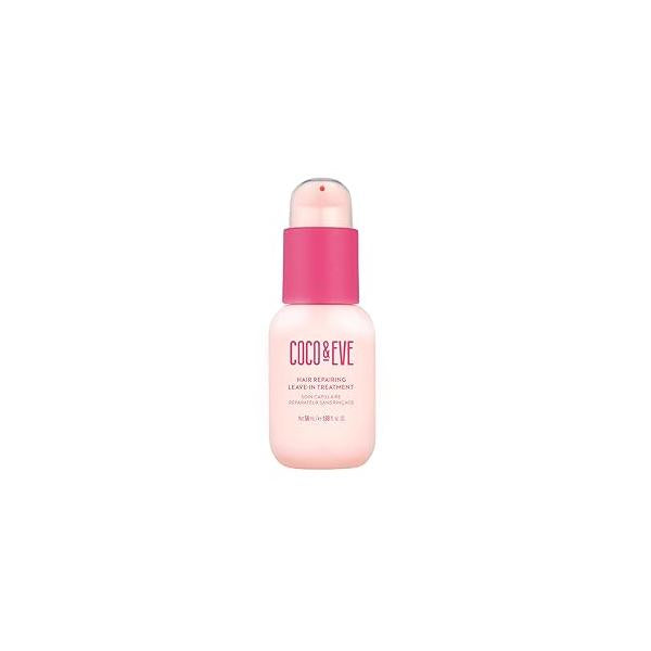 Coco & Eve Hair Repairing Leave-in Treatment for Damaged, Color Treated, Brittle Hair. With Hyaluronic Acid, Ceramide. Strengthens, Deeply Repairs Breakage, Split Ends. For all Types (1.69 Fl Oz)