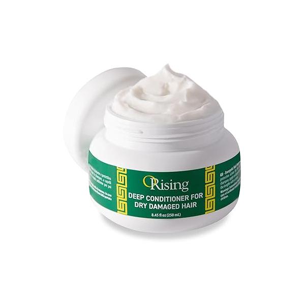 Orising Hydrating Hair Mask for Dry - Made in Italy Deep Conditioner Damaged Hair, Virgin Coconut Oil & Oat Conditioning Treatment Moisturizer (8.45 Oz)
