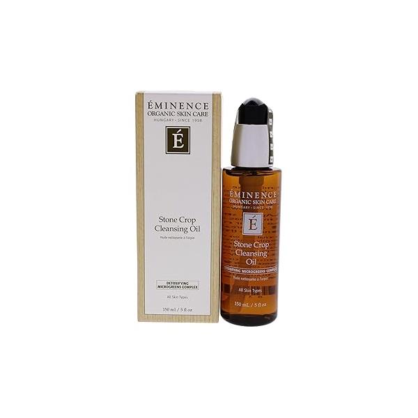 Eminence Organic Skincare Stone Crop Cleansing Oil, Multi, Unscented, 5 Fl Oz