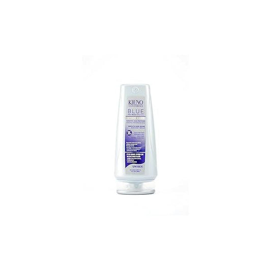 Blue Silver Intense Hair Mask - Keratin & Silk Protein, Deep Conditioning, Neutralizes Yellow and Brassy Tones, Hydration, Shine, Unisex Formula, 6.76 fl oz Bottle